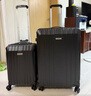 新秀麗（Samsonite）行李箱20英寸+28英寸拉桿箱子母套裝箱旅行密碼箱NX0黑色 曬單實拍圖