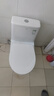 箭牌（ARROW）衛(wèi)浴靜音緩降馬桶小戶型坐便器節(jié)水家用噴射虹吸抗菌防臭馬桶 【T32】雙漩勁沖AEB12609 400坑距 曬單實(shí)拍圖
