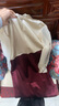 粉藍衣櫥2024秋裝新款國風刺繡拼接禮服連衣裙【馥郁東方醋酸裙】5A3L899 楓葉紅 XL 曬單實拍圖