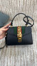 【二手99新】GU古CC馳I塞爾維亞女士單肩斜挎包  奢侈品箱包 真品 95新黑色小號 曬單實(shí)拍圖