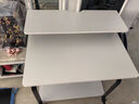 實(shí)木臺式電腦桌可放打印機簡(jiǎn)易小型學(xué)生學(xué)習書(shū)桌家用臥室移動(dòng)桌子 U1白架+白色【實(shí)木生態(tài)板】 60x58x88cm 曬單實(shí)拍圖