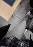 燦圖水泥灰窄版微喇牛仔褲男春秋季美式高街直筒褲子cleanfit休閑長(cháng)褲 水泥灰 XL 曬單實(shí)拍圖