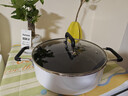 米家小米知吾煮湯鍋 26cm大口徑 食品級不粘涂層易清洗 煎煮燉火鍋多功能 電磁爐可用（不含電磁爐） 曬單實(shí)拍圖