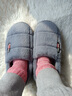 DFBK德國棉拖鞋防滑老人室內專(zhuān)用女士冬季大碼防摔包跟加絨保暖棉鞋男 云母灰【老人專(zhuān)用防滑保暖*0摔倒*效果】 35-36 36-37【適合】 曬單實(shí)拍圖