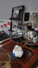 礦石無(wú)孔茶漏一體公道杯咖啡過(guò)濾器漏斗茶具配件陶瓷茶濾泡茶專(zhuān)用 鐵架+無(wú)孔茶漏套裝 曬單實(shí)拍圖