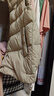 坦博爾秋冬羽絨服短款女士馬甲背心90鴨絨休閑保暖外套TD238006 奶茶棕 M (165) 曬單實(shí)拍圖