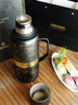 格麗思（GREENIS）純鈦傳世壺鈦杯燜茶壺保溫壺燜泡壺傳家壺家用暖熱茶水壺機(jī)械溫顯 茶馬古道1L 曬單實(shí)拍圖