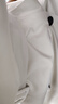 fano studios范洛Fano 經(jīng)典摩登活頁(yè)廓形雙排扣垂感短風(fēng)衣外套女小個(gè)子2025秋 米灰色第二批 S 曬單實(shí)拍圖