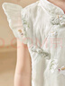 漢宮優(yōu)品女童連衣裙中國風(fēng)改良漢服唐裝旗袍超仙公主裙夏季無(wú)袖兔寶寶裙子 鈴蘭織夢(mèng) 110 曬單實(shí)拍圖