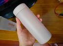 米家 保溫杯 316不銹鋼水杯 男女士杯子 大容量茶杯便攜 350ml粉色 曬單實(shí)拍圖