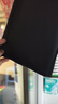 名創(chuàng  )優(yōu)品（MINISO）涼感冰絲褲子男夏季新款舒適透氣顯高顯瘦直筒休閑褲 黑 L 曬單實(shí)拍圖