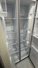新飛（Frestec）450升對(duì)開門零嵌入式冰箱超薄60cm深度雙開門無(wú)霜家用冰箱變頻一級(jí)能效除菌凈味冰箱底部散熱 450升對(duì)開門零嵌入冰箱~無(wú)霜變頻1級(jí)~灰色 曬單實(shí)拍圖