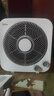 美的（Midea）電風(fēng)扇 家用臺式桌面小風(fēng)扇鴻運扇宿舍臥室節能電扇臺扇轉頁(yè)扇輕音低噪五葉風(fēng)扇 KYT25-22MW 曬單實(shí)拍圖