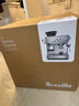 鉑富（Breville）BES876 半自動(dòng)咖啡機 家用意式 研磨奶泡一體式 智能輔助壓粉系統 大容量水箱 25擋研磨 流光銀 曬單實(shí)拍圖