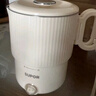 蘇泊爾（SUPOR）便攜式燒水壺電水壺折疊0.8L 旅行出差家用養(yǎng)生沖奶電熱水壺學(xué)生304不銹鋼泡面杯 SW-08J01 曬單實拍圖