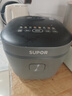 蘇泊爾（SUPOR）電飯煲電飯鍋 微壓家用電飯煲2-6人3L藍鉆圓厚釜內膽炫彩觸控屏24小時(shí)預約智能烹飪多功能電飯煲 3L藍鉆內膽炫彩觸控 曬單實(shí)拍圖