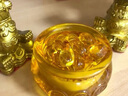 繽越黃銅貔貅擺件公母銅貔貅一對(duì)小號(hào)水晶聚寶盆套裝客廳辦公室裝飾品 曬單實(shí)拍圖