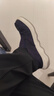 森達(dá)七夕禮物帆布鞋男夏季透氣不悶?zāi)_一腳蹬套腳懶人休閑鞋 藍(lán)色 40 曬單實(shí)拍圖