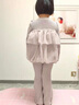 奧特曼童裝女童套裝春秋新款兒童秋裝韓版小女孩甜美風網紗拼接喇叭褲潮 圖片色 90 建議80-90cm1歲半-2歲 曬單實拍圖