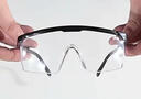 工品庫護目鏡勞保防護眼鏡防塵防飛濺防風(fēng)防花粉打磨眼鏡 可伸縮鏡腿（兩個(gè)裝） 曬單實(shí)拍圖