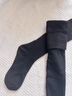 雅鹿過(guò)膝長(cháng)筒襪秋冬季加絨毛圈高筒加厚保暖護膝襪套大腿襪女jk過(guò)膝襪 勝過(guò)秋褲--暖你一整個(gè)寒冬 均碼 加厚保暖【黑色+黑色】 曬單實(shí)拍圖