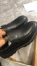 蜻蜓牌正品【牛皮】男士皮鞋休閑鞋真皮2025新款春夏季防滑軟底爸爸鞋 黑色-防滑款 42 曬單實(shí)拍圖