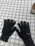 啄木鳥(niǎo)（TUCANO）羊毛手套男秋冬季觸屏?xí)r尚防寒保暖舒適針織毛線(xiàn)加厚騎行開(kāi)車(chē)手套 曬單實(shí)拍圖