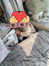 babylove寶寶內(nèi)衣套裝春秋季莫代爾棉嬰兒衣服嬰幼兒家居服睡衣高腰兩件套 白杏米 90 曬單實(shí)拍圖