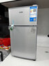 奧克斯小冰箱家用小型迷你冷藏冷凍兩用出租房宿舍用節(jié)能省電寢室辦公室電冰箱 【熱賣款 升級凈化去味】22A126DW銀 曬單實拍圖