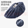 四萬(wàn)公里 絨布鞋套家用布藝加厚防滑耐磨機房室內學(xué)生兒童腳套 SW2327 曬單實(shí)拍圖