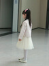 G.DUCKKIDS小黃鴨女童連衣裙秋裝2025新款洋氣兒童小香風(fēng)公主裙外套女孩裙子 粉色 120 建議5~6歲【110-120cm】cm 曬單實(shí)拍圖