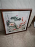 良木紫氣東來(lái)餐廳裝飾畫(huà)葡萄飯廳餐桌背景墻掛畫(huà)新中式玄關(guān)斗方壁畫(huà) A-紫氣東來(lái)-雅致紅木框 60*60CM 曬單實(shí)拍圖