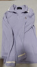 暇步士（Hush Puppies）童裝女童線(xiàn)衣大童休閑針織打底衫兒童翻領(lǐng)毛衣 甜紫色   170    曬單實(shí)拍圖