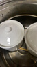 京東京造 燉盅 陶瓷湯碗蒸蛋燕窩輔食碗家用帶蓋贈勺子純白460ml 曬單實(shí)拍圖