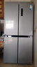 美的（Midea）慧鮮480升十字四開(kāi)對開(kāi)門(mén)雙開(kāi)門(mén)大容量風(fēng)冷智能超薄家用冰箱BCD-480WSPZM(E)國家補貼20% 曬單實(shí)拍圖