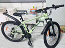 雷克斯LAUX哪吒200plus山地車(chē)成人學(xué)生代步通勤鋁合金24速純油碟 牛油果綠（標準版） 24速 26英寸 曬單實(shí)拍圖