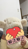 戴維貝拉（DAVE＆BELLA）兒童帽子毛絨卡通嬰兒帽保暖男童女童護耳帽圍脖冬季新款童帽 燕麥白【現貨】 50 ( 建議帽圍約48-50cm) 曬單實(shí)拍圖
