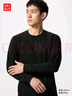 優(yōu)衣庫男裝HEATTECH ULTRA WARM圓領(lǐng)T恤長(cháng)袖保暖衣秋衣內衣479525 479525/09黑色 L 曬單實(shí)拍圖