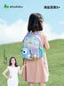 SHUKIKU樂(lè )兜兜兒童公仔雙肩包幼兒園書(shū)包小學(xué)生防潑水背包 海鹽茄紫 S+ 曬單實(shí)拍圖