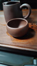 吟藝閣 紫砂品茗杯宜興紫泥純手工喝茶水小杯子圓口杯功夫茶杯 60ml 60ml 4個(gè) 曬單實(shí)拍圖