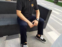 XJSGS官方國際正品牌男士高端休閑褲2025秋季修身小腳褲輕奢侈男裝長(cháng)褲 高檔藏青【男士】 春秋款 36 建議【腰圍2尺8】 曬單實(shí)拍圖