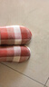 無(wú)印良品（MUJI）男女通用 棉法蘭絨 厚底拖鞋 男鞋女鞋秋冬季 家居鞋 磚紅色格紋 24 cmM/38碼(2.0) 曬單實(shí)拍圖