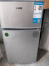 奧克斯小冰箱家用小型迷你冷藏冷凍兩用出租房宿舍用節能省電寢室辦公室電冰箱 【熱賣(mài)款 升級凈化去味】22A126DW銀 曬單實(shí)拍圖