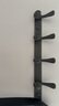 居臣仕掛衣鉤壁掛式創(chuàng  )意入戶(hù)玄關(guān)掛鉤置物架 門(mén)掛鉤門(mén)后掛架 墻上掛衣架 【胖頭魚(yú)】槍灰色 5鉤 曬單實(shí)拍圖