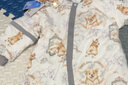 歐孕（OUYUN）嬰兒睡袋春秋兒童暖姜恒溫防踢被1-3歲寶寶薄夾棉分腿睡袋 松鼠90 曬單實(shí)拍圖