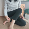 笙格兒德絨秋褲女加絨打底褲春薄絨褲內(nèi)穿大碼緊身線褲保暖褲子女秋冬季 黑色 L(95-115)斤 曬單實拍圖