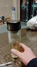 【?京東物流配送】高硼硅雙層玻璃杯大容量泡茶杯水杯子茶水分離 【雙層加厚】茶杯 350ml 1只 曬單實(shí)拍圖
