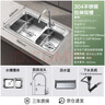 華帝（VATTI）廚房不銹鋼水槽 拉伸雙槽洗菜盆洗碗盆水池 H-A2012(77)-C.1 曬單實(shí)拍圖