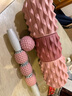 Keep泡沫軸狼牙棒瘦腿肌肉專(zhuān)業(yè)放松健身瑜伽滾輪按摩棒組合款 丹霞紅 曬單實(shí)拍圖