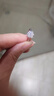 唯一（Winy）莫桑鉆戒銀戒指S925銀飾求訂結婚戒指紀念日女禮物送女友老婆 曬單實(shí)拍圖